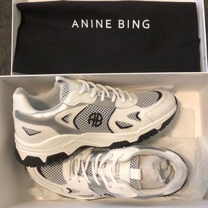 New with box ANINE BING SPORT BRODY SNEAKERS SIZE 39 🩶